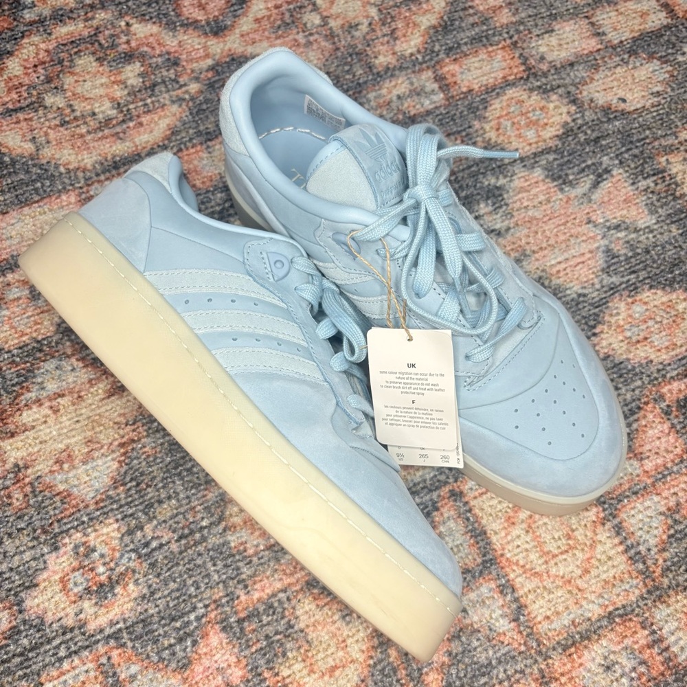 Adidas Light Blue Rivalry Lux Low W Sneakers women’s 9.5 NEW WITH TAGS - Picture 3 of 13